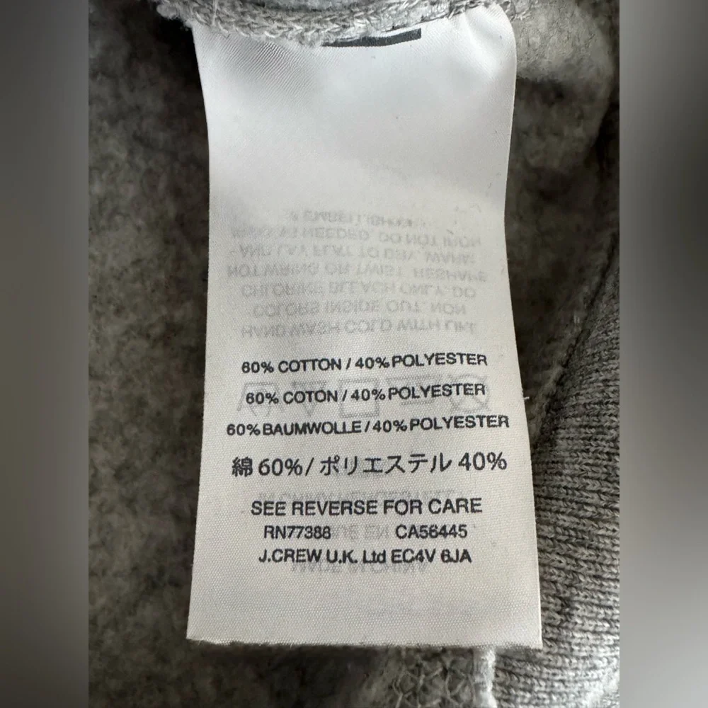 J. Crew Sweatshirt with Botanical Graphic / Size Medium - Picture 3 of 5